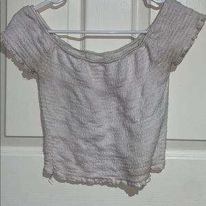 Off the shoulder stretchy top